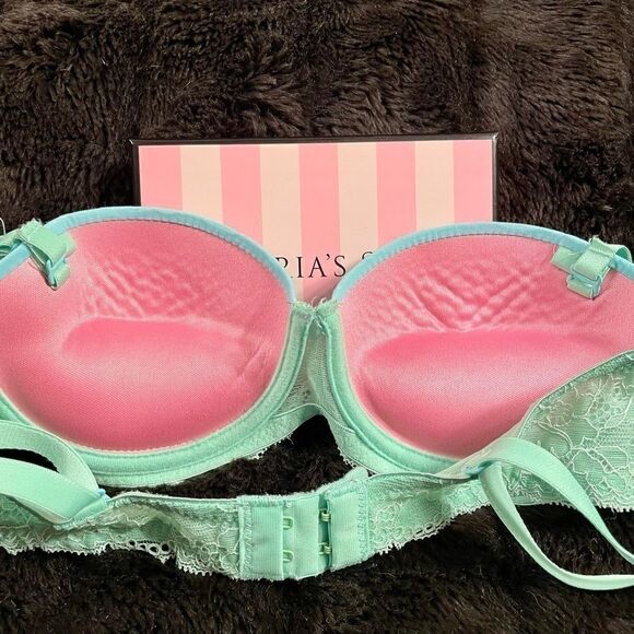 LIGHT BLUE & SEAFOAM GREEN PUSH-UP by PINK 32A - Picture 4 of 4